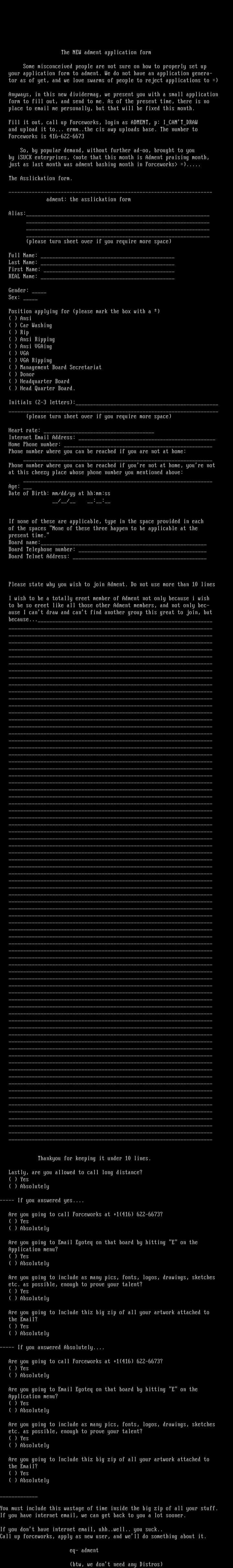 trimeric ansi by Adment