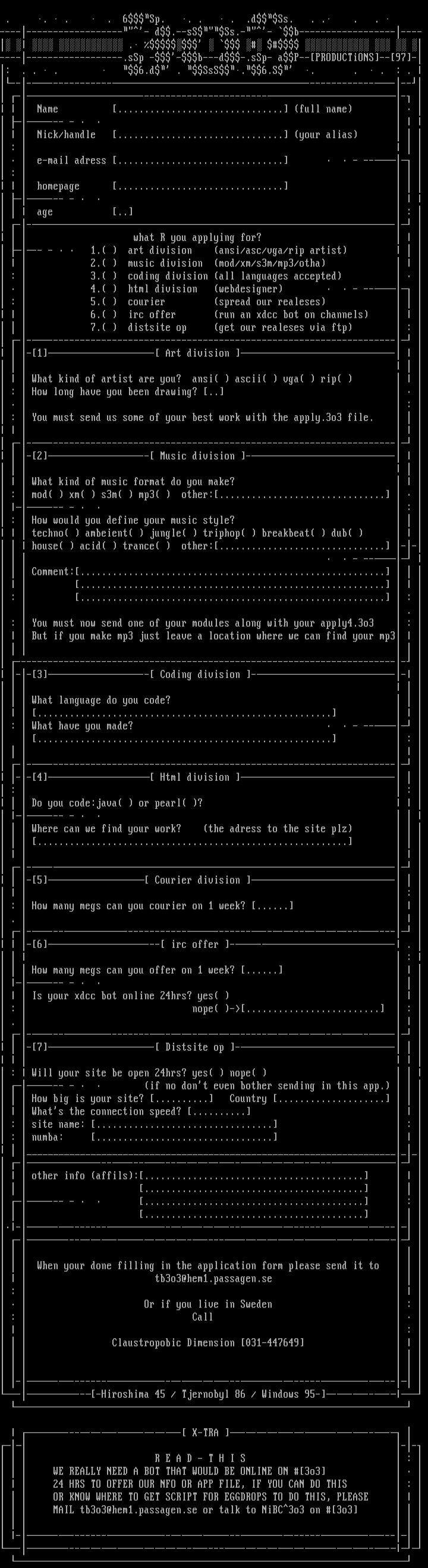 Applyform !!? by Nibc & Red