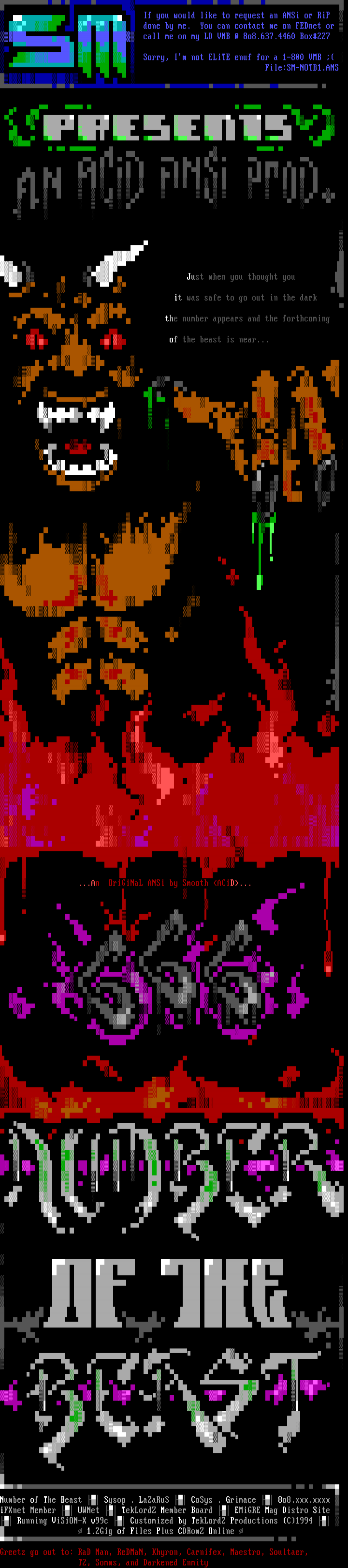 Number of The Beast by Smooth