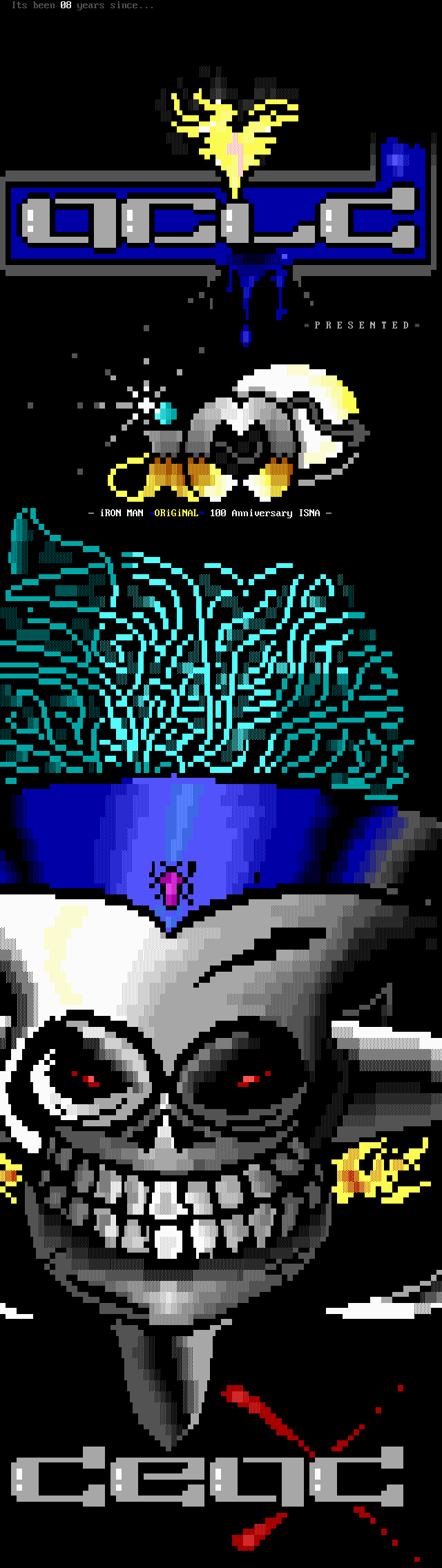 Dead X - 100th Anniversary ANSI by iRoN MaN
