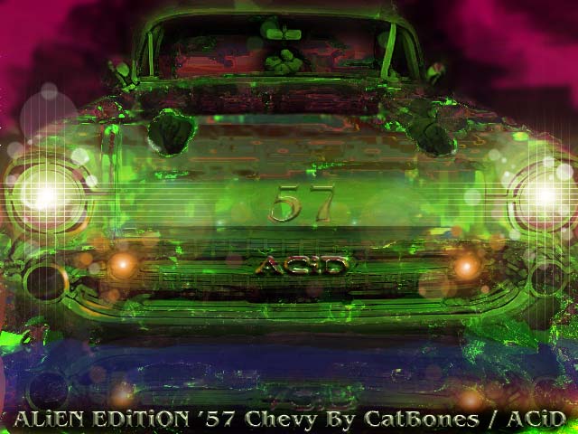 Alien Edition '57 Chevy by Catbones