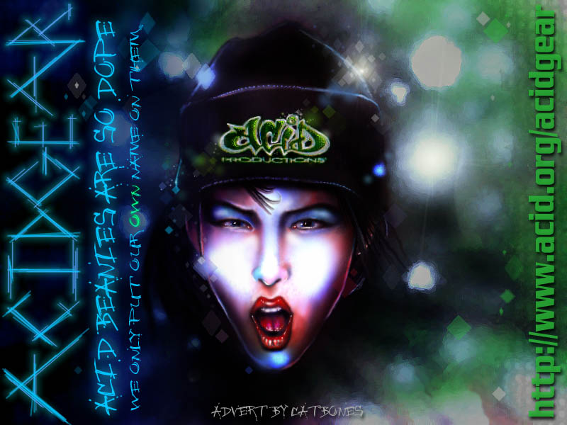ACiD Beanie Advert by Catbones