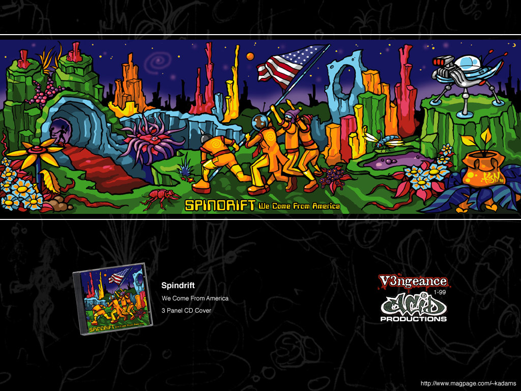 "SpinDrift" Album Cover/Promo by Vengeance