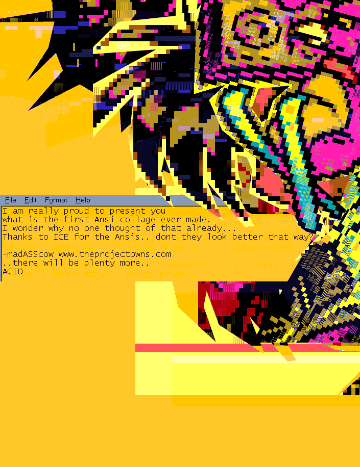 Ansi Collage 01b by madASScow