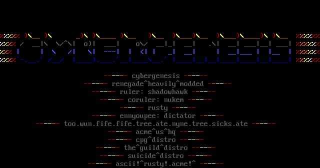 cybergenesis! by rusty!