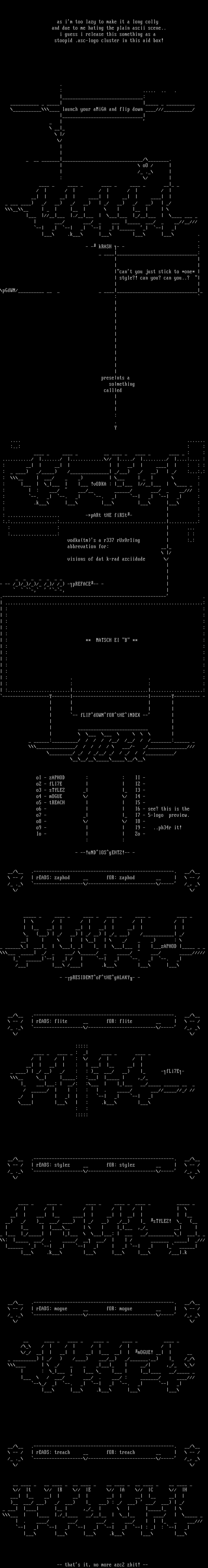 ascii cluster by krash