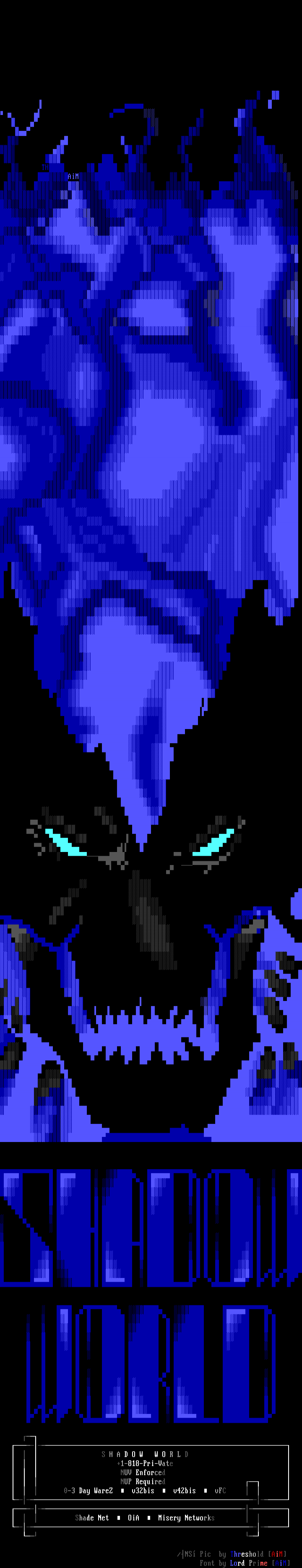 Shadow World BBS ANSi by TH/LP
