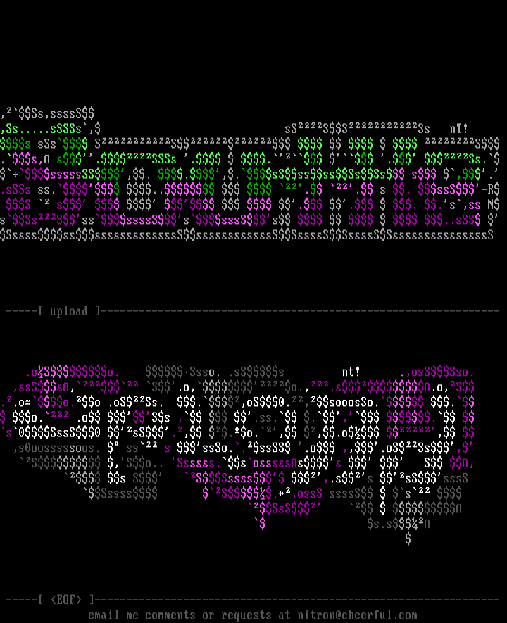 ascii!collie by nitron