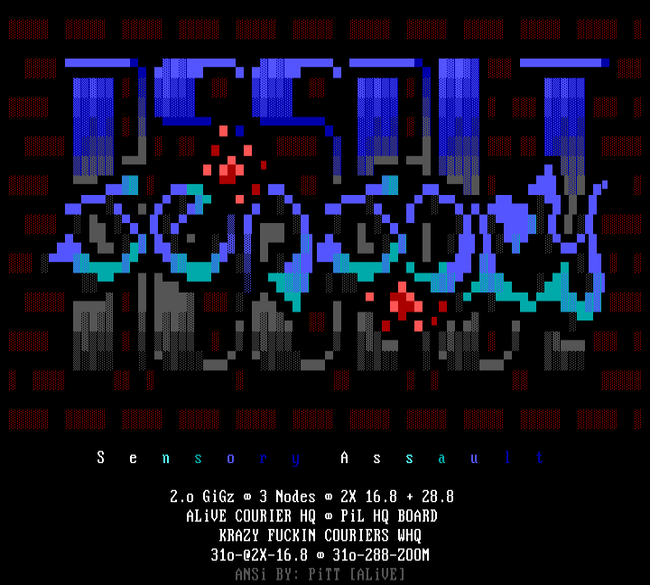 Sensory Assault Logo by PiTT