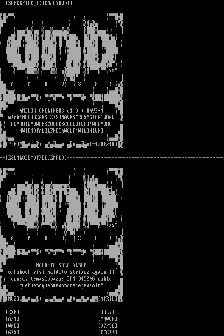 AMBUSH - File_iD.DiZ Cluster by Excess