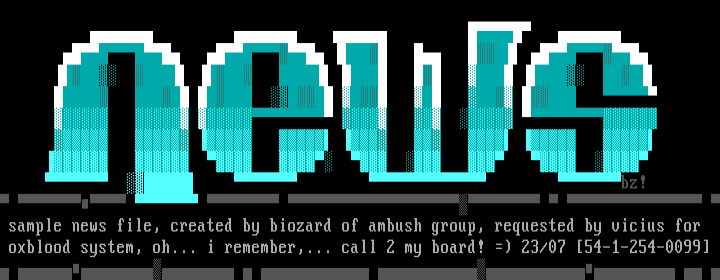 News screen by Biozard