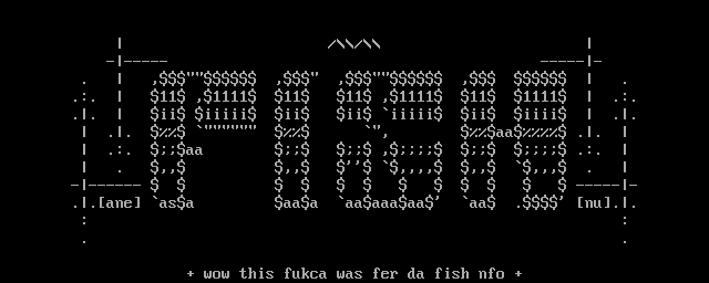 Fish ASCII #1 by Nuremberg