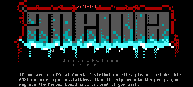 Anemia Distribution Site Screen by Silver Blade
