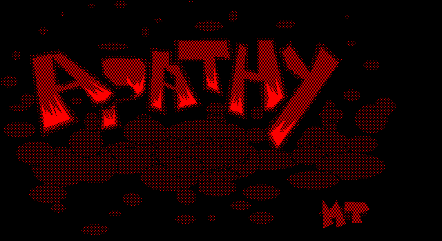 sucky apathy font by misfit