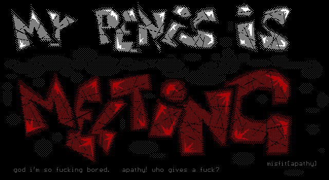 my penis is melting! by misfit