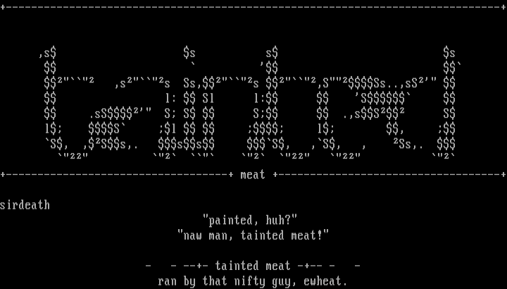 tainted meat by sirdeath