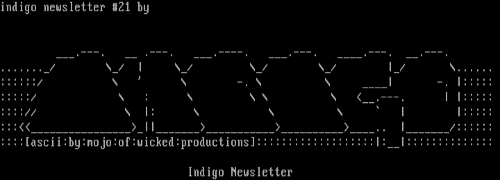Indigo Newsletter by Mojo