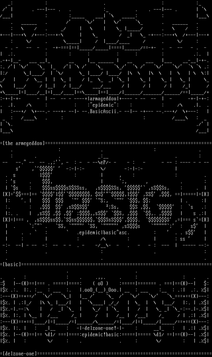 Ascii colly by Epidemic