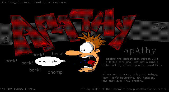 Apathy nipple promo by Misfit