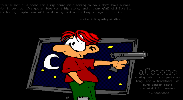 Acetone (comic promo) by Misfit