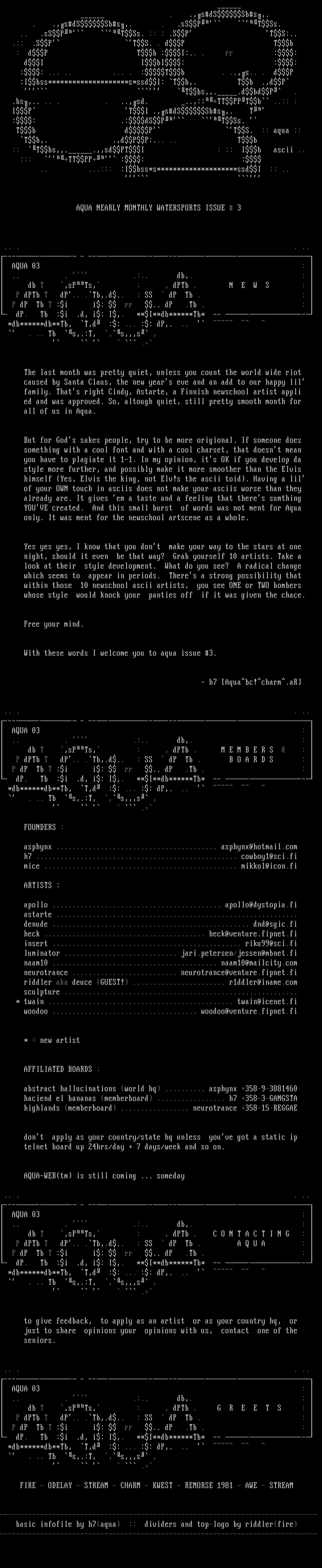aqua 03 infofile