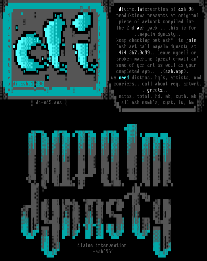 napalm dynasty fonT #5! by divine intervention