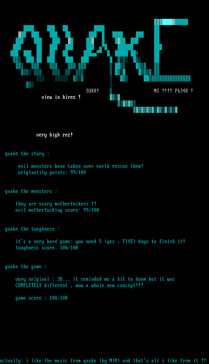 Call Wankz0r (local only) by nightstalker