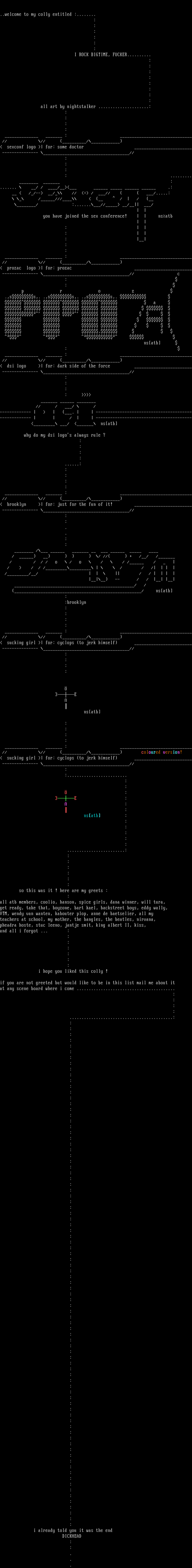 ascii colly by nightstalker