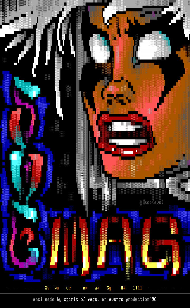 swemag #9 front ansi by spirit of rage