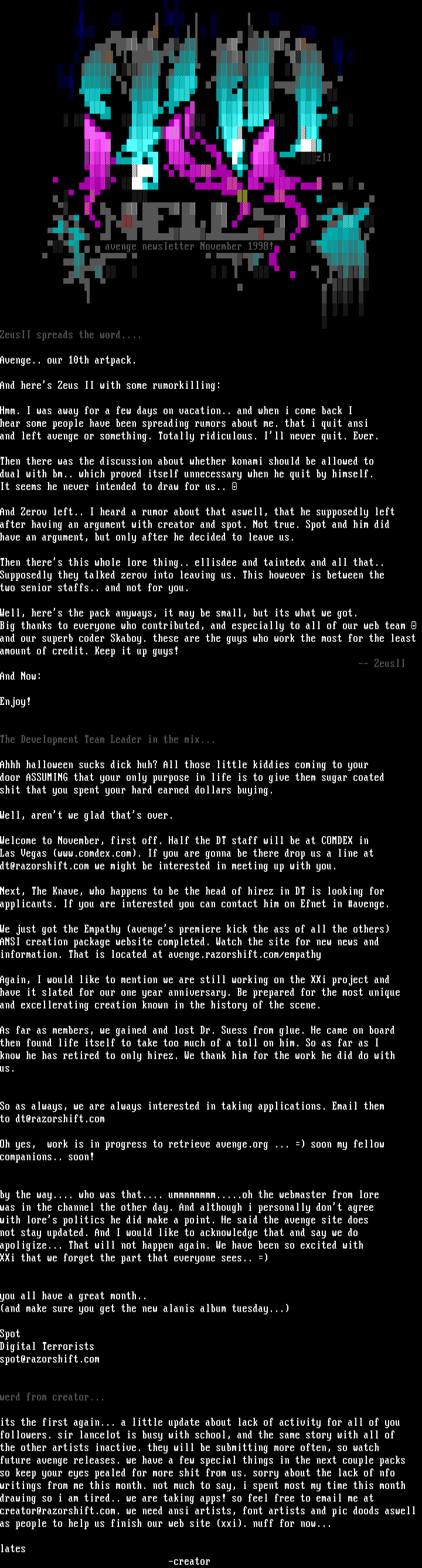 Newsletter by multiple