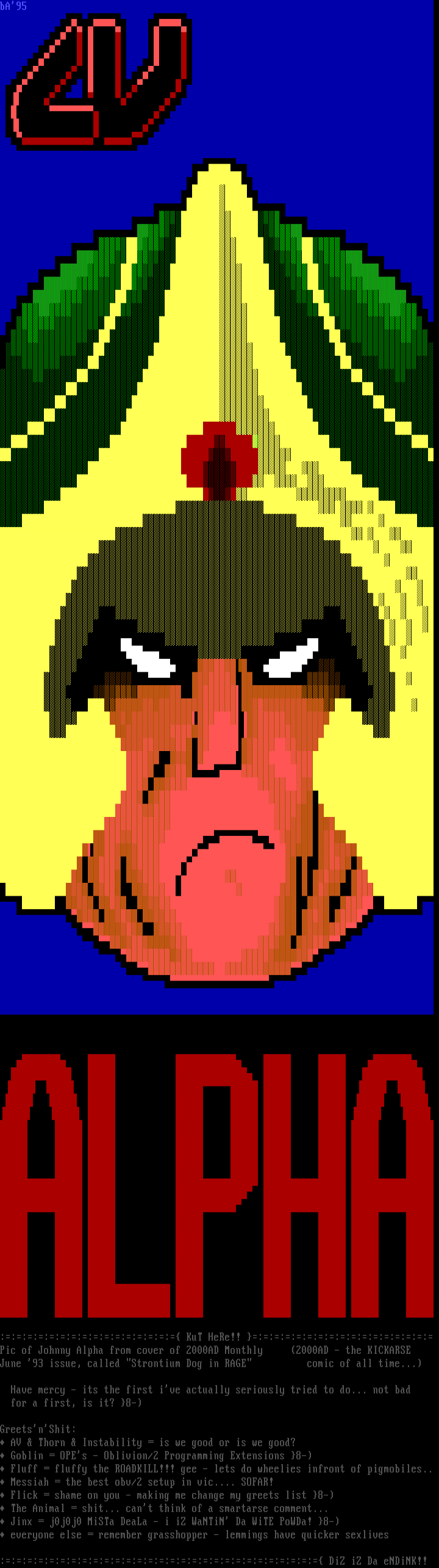 Johnny Alpha by Blue Apache