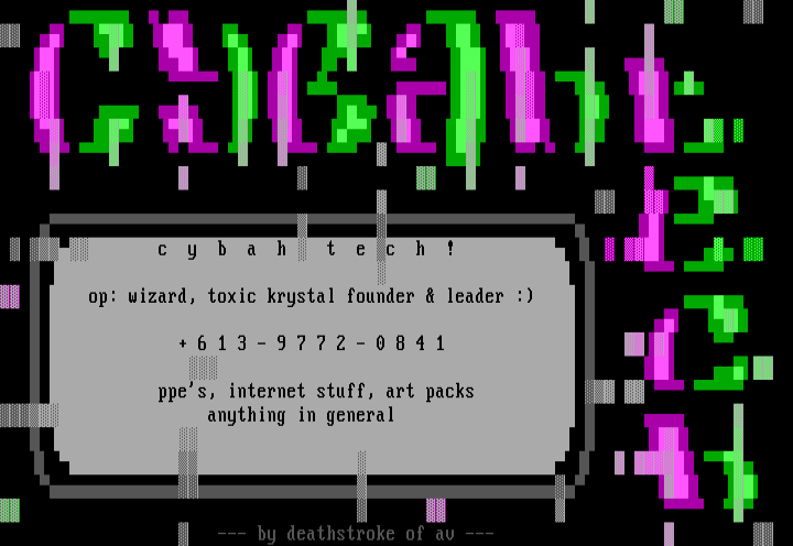cybah tech ansi by Deathstroke