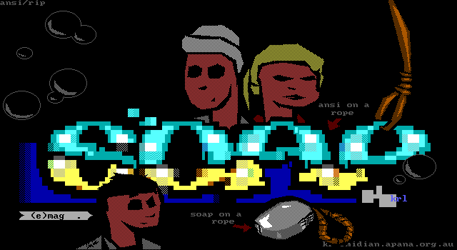 soap e-mag (ansi/rip) by krl