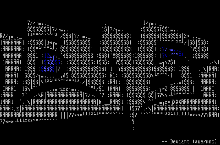 AWE Lettering by Deviant