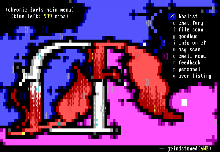 Chronic Farts Menu by Grindstone