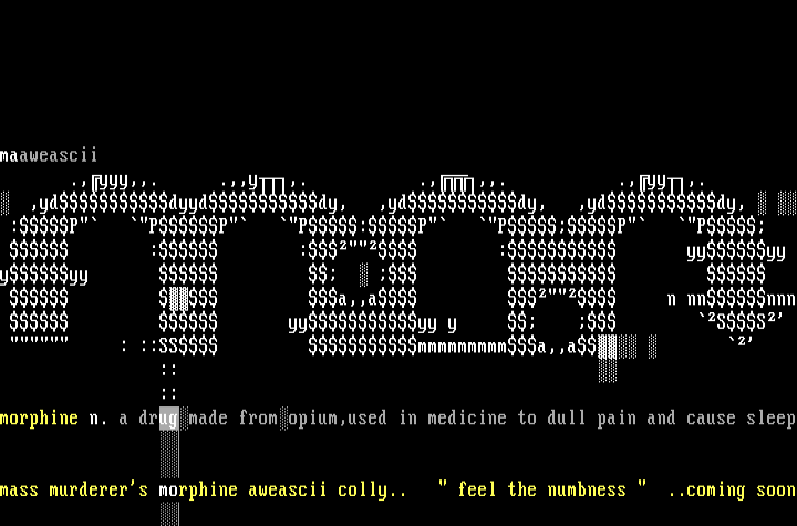 Morphine by Mass Murderer
