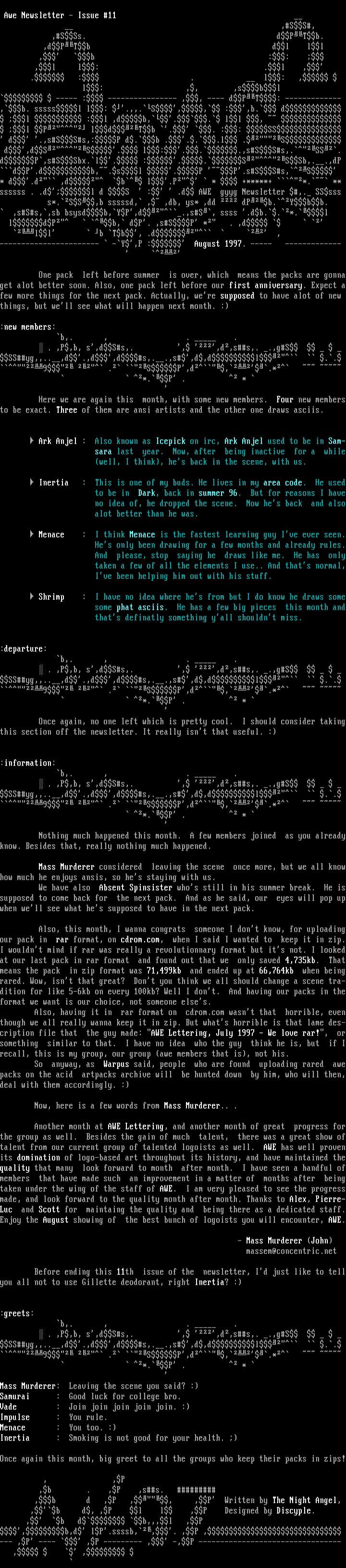 9708 Newsletter by Multiple Artists