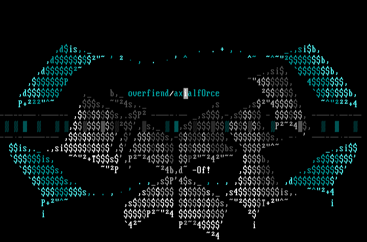 axf logo #1 by overfiend