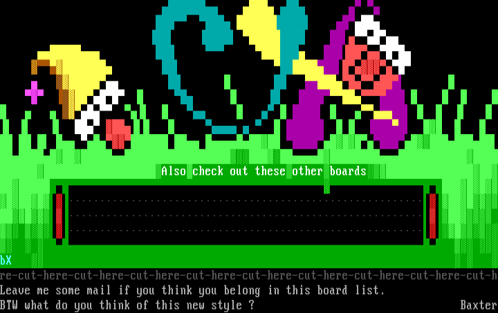 Virtual Hell logoff screen by baxter