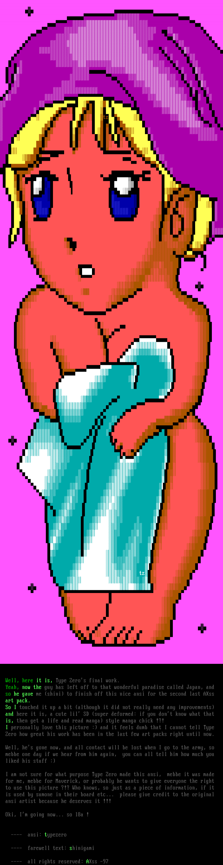 The cute lil' SD lady ;) by typezero