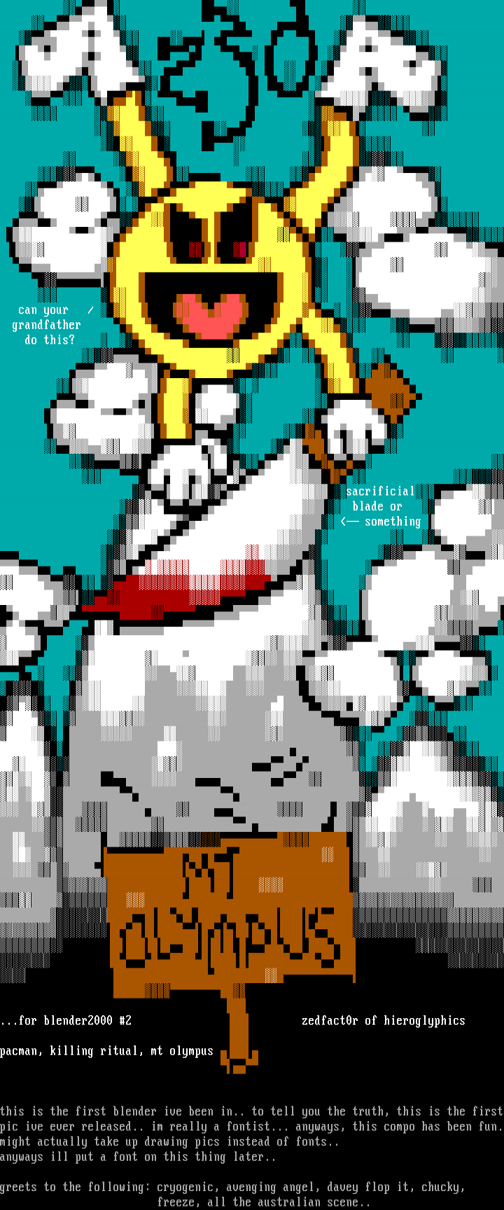 Pacman, Killing Ritual, Mt Olympus by zedfact0r