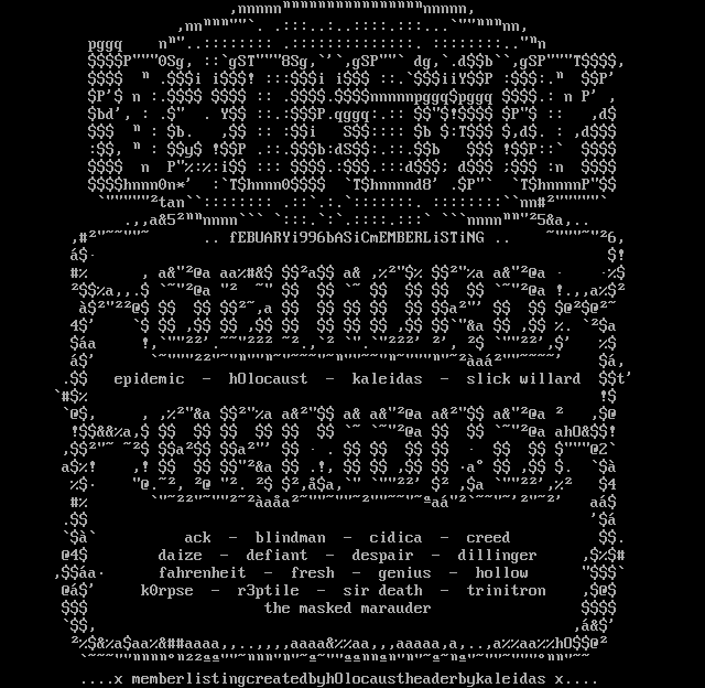 basic memberlisting - 02 by bASIC.aSCII