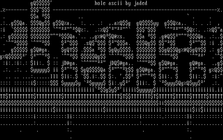 hOle by jaded