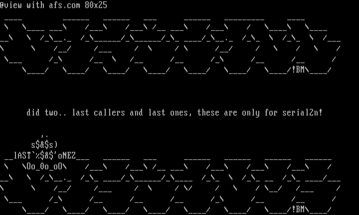 Lastcallers (for serial2n) by blindman