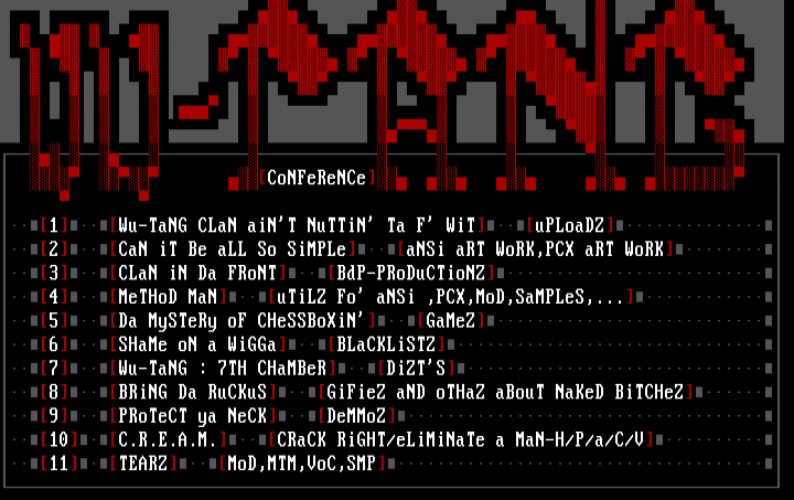 Wu-TaNG CoNFscreen by Coeffey