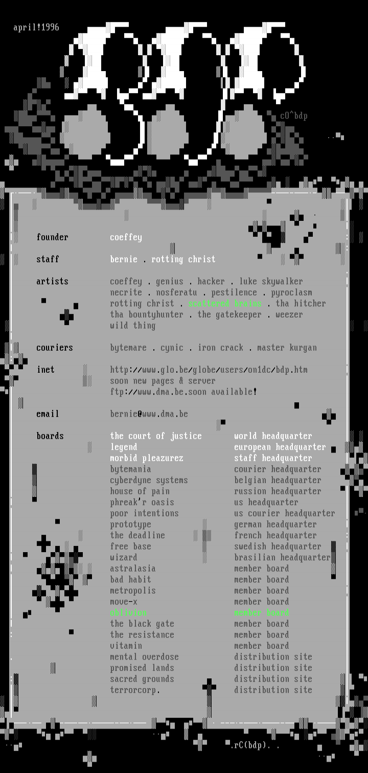 .bdp!riff-rafflist. by .staff.