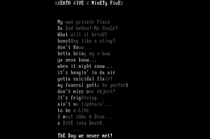 DeAth DiVE '95 by BerniE