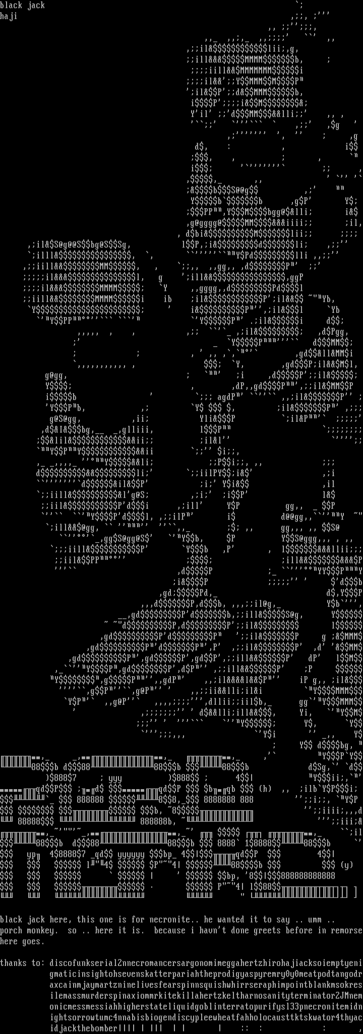 Promo(Porch Monkey) by Black Jack/Haji