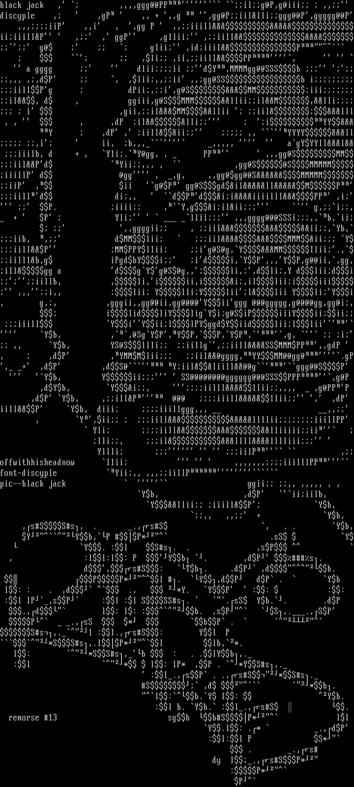 Promo/Header (Remorse) by Black Jack/Discyple