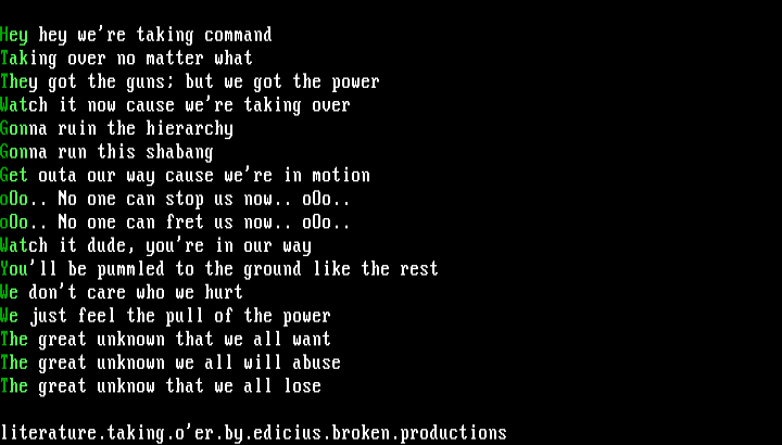 Taking Over by Edicius